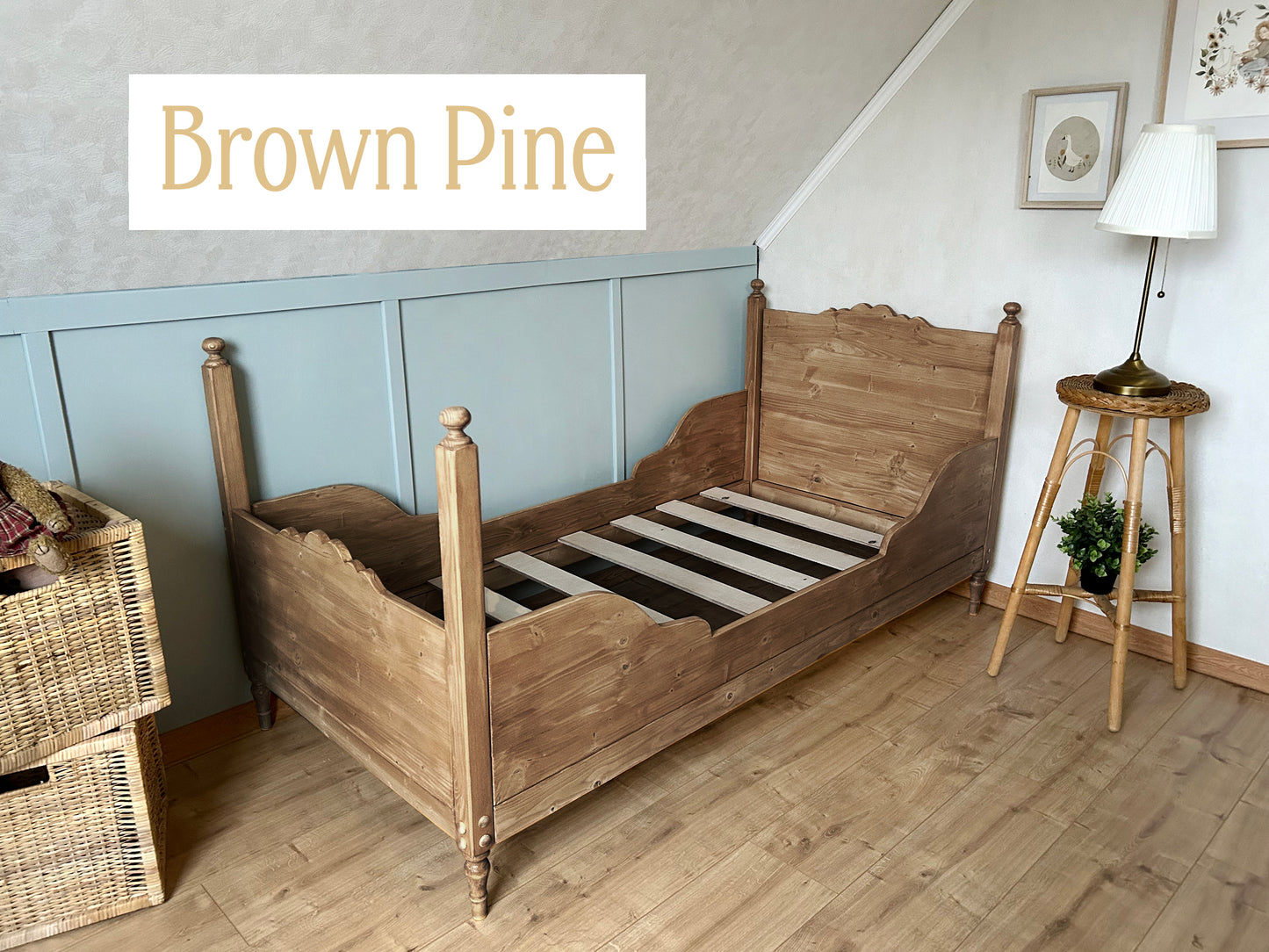Vintage design BUNK Sleigh Bed - Linas & Sons